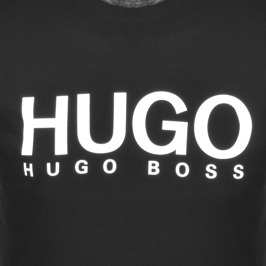 Alternative Image for ProductHUGO Dolive Crew Neck Short Sleeve T Shirt Black3